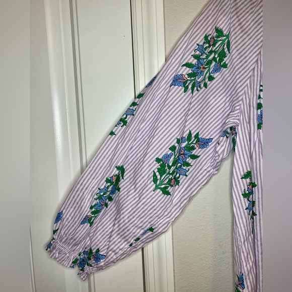 J Crew Long Sleeve Cotton Top. Size L - Picture 6 of 8